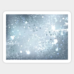 Blue Foil Background Sticker